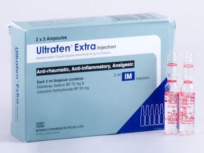 Ultrafen Extra (75 mg+20 mg)/2 ml IM Injection