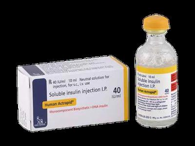 Actrapid Vial 40IU/10 ml Vial