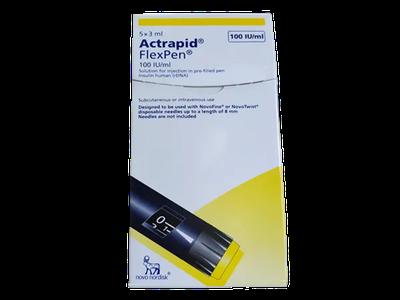 Actrapid Flexpen 100IU/ml Flexpen