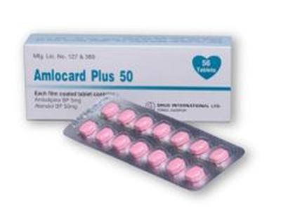 Amlocard Plus 50 5mg+50mg Tablet