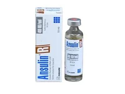 Ansulin R 40 IU/ml Vial