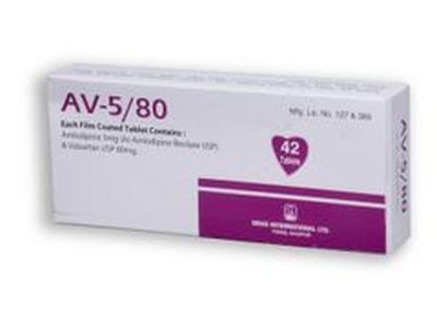 AV-5/80 5mg+80mg Tablet