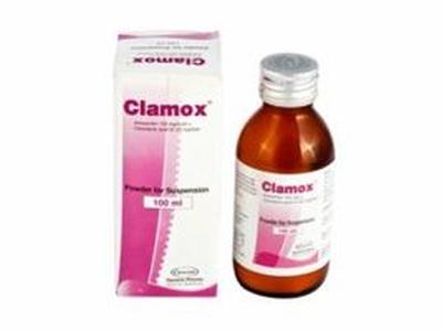 Clamox 125mg+31.25mg/5ml Powder for Suspension