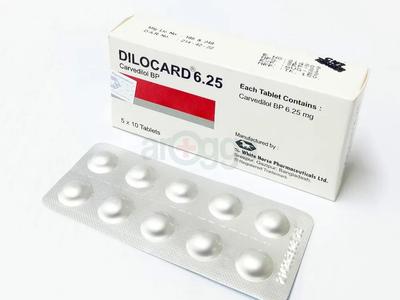 Dilocard 6.25 mg Tablet