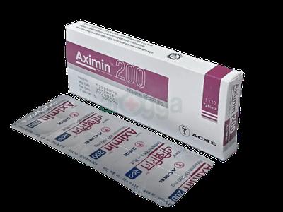 Aximin 200 mg Tablet