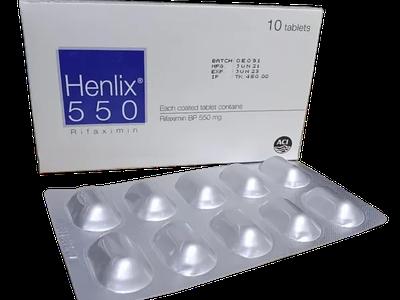 Henlix 550 mg Tablet