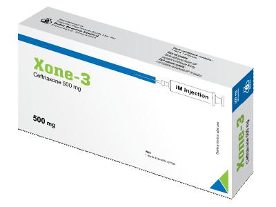 Xone-3 500 mg/vial IM Injection