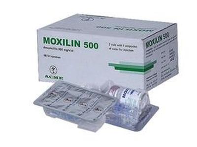 Moxilin 500mg/vial Injection
