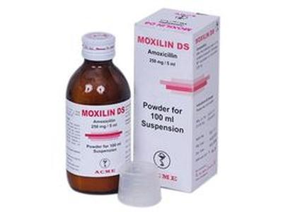 Moxilin DS 250mg/5ml Powder for Suspension