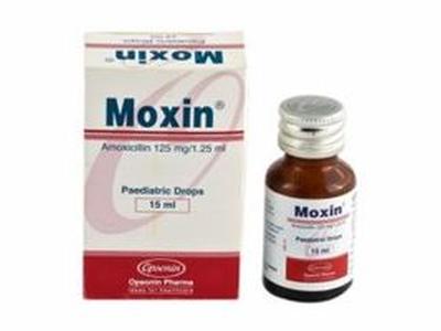 Moxin 125mg/1.25ml Pediatric Drops