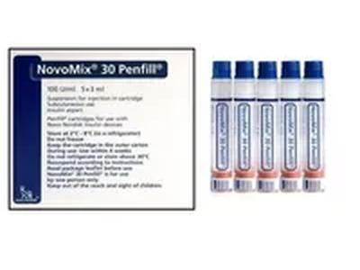 NovoMix 30 Cartridge 100IU/ml Cartridge