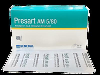 Presart AM 5/80 5mg+80mg Tablet