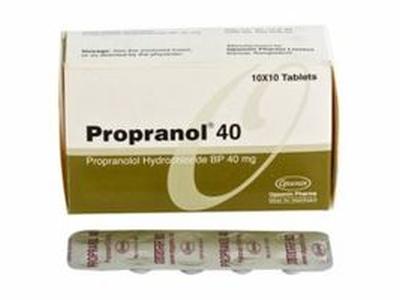 Propranol 40 40mg Tablet