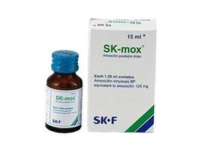 Sk Mox Paediatric Drops 125mg/1.25ml Pediatric Drops