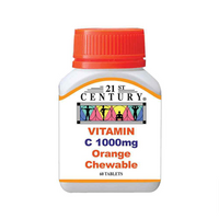 21st Century Vitamin C Orange Chewable 1000mg Tablet