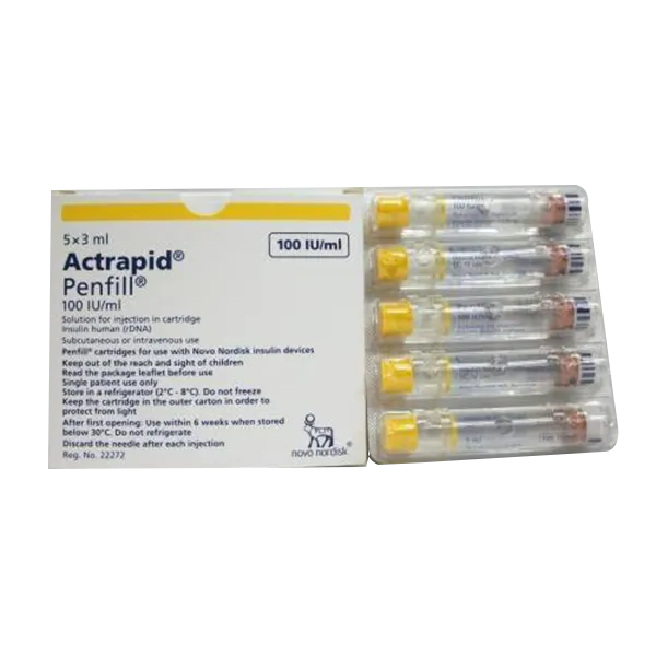 Actrapid Cartridge 100IU/ml Cartridge