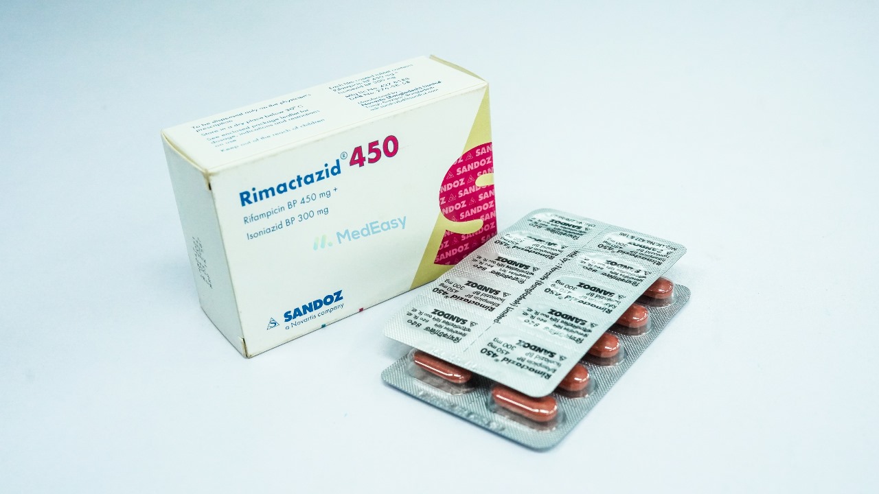 Rimactazid 450 mg+300 mg Tablet