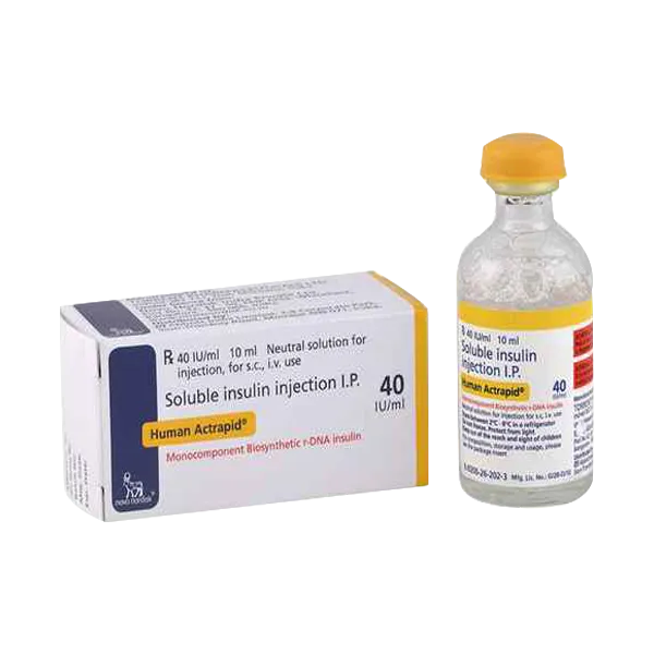 Actrapid Vial 40IU/10 ml Vial