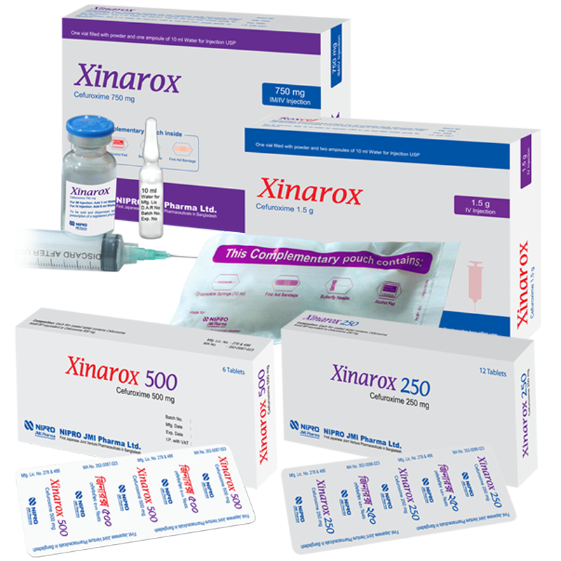 Xinarox 750 mg/vial IM/IV Injection