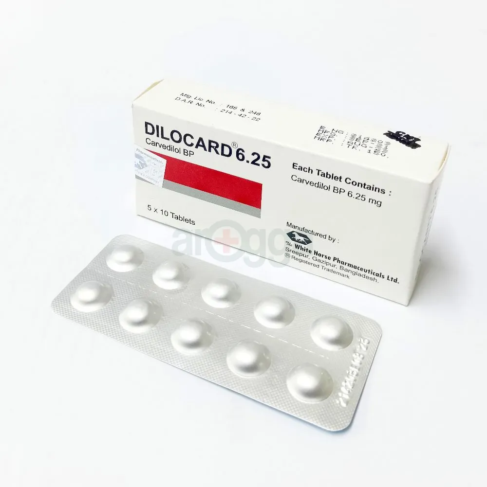 Dilocard 6.25 mg Tablet